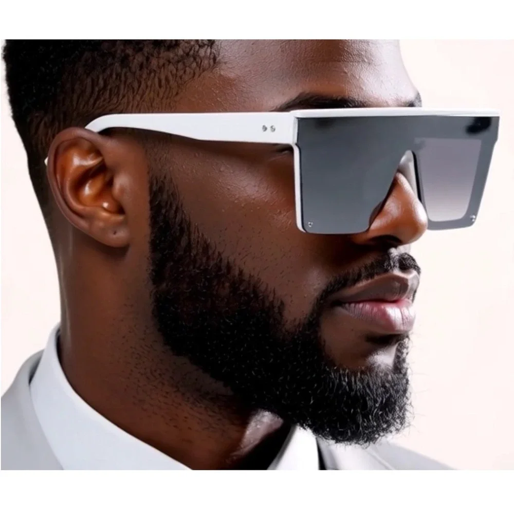 MEN SUNGLASSES DESIGN‎ STYLE SHIELD FANCY MODERN LARGE LENTES GAFAS MUJER HUMBRE